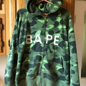 Vintage Fake Bape hoodie.